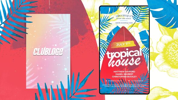 Photo of Animated Tropical Club Flyer Template – Videohive 59547501