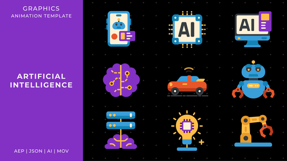 Photo of Artificial Intelligence graphic animation template | After Effects – Videohive 59908569