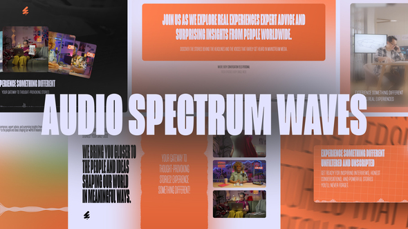 Photo of Audio Spectrum Waves – Videohive 59843568