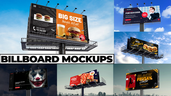 Photo of Billboard Mockup Pack | Changeable Background – Videohive 59735767