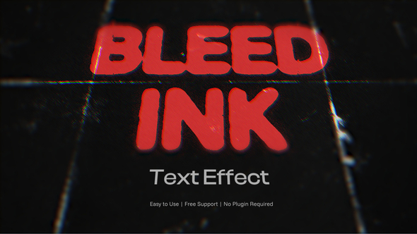 Photo of Bleed Ink Text Effect – Videohive 59847542