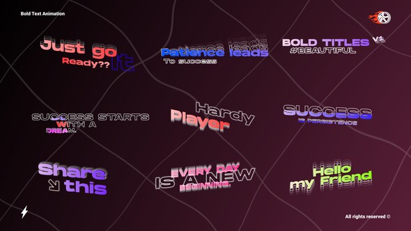 Photo of Bold Text Animation – Videohive 59718730