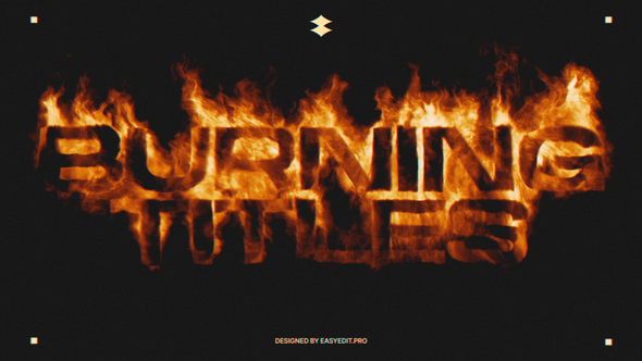 Photo of Burning Titles | MOGRT – Videohive 59567763