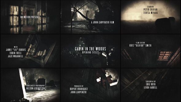 Photo of 4k Cabin In The Woods – Horror Titles – Videohive 27012874