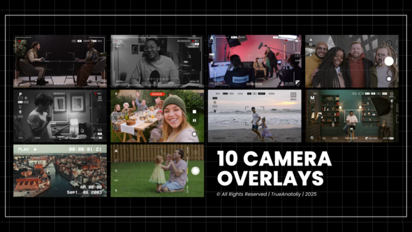 Photo of Camera Overlays – Videohive 59550968