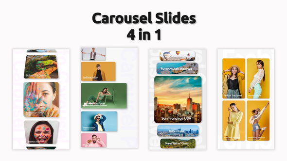Photo of Carousel Verical 4 in 1 – Videohive 59767341