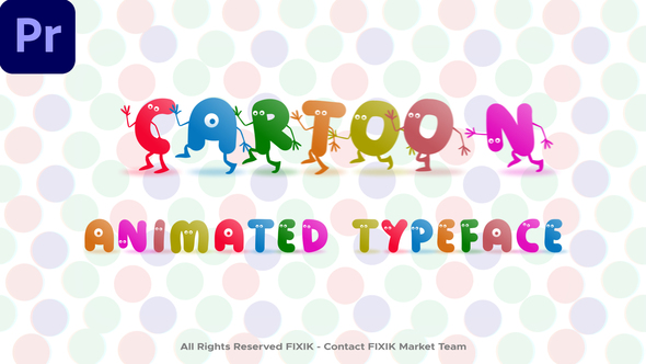 Photo of Cartoon Typeface | MOGRT – Videohive 59709224