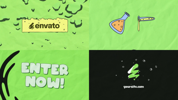 Photo of Chemical Reaction Test Tube Logo for Premiere Pro – Videohive 59947967