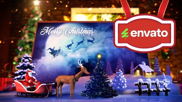 Photo of Christmas Logo Book – Videohive 9524818