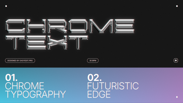 Photo of Chrome Typography | DR – Videohive 59600641