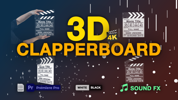 Photo of Clapperboard 3D | PP – Videohive 43400951