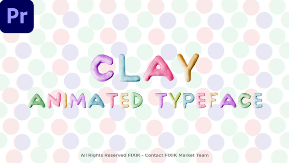 Photo of Clay Typeface | MOGRT – Videohive 59633900