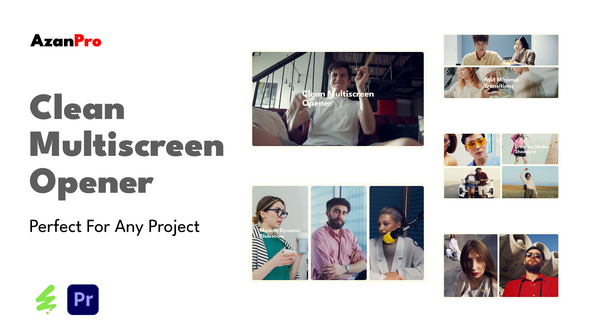 Photo of Clean Multiscreen Opener | MOGRT – Videohive 59675112