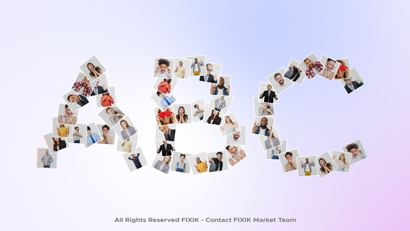 Photo of Collage Typeface | After Effects – Videohive 59566811