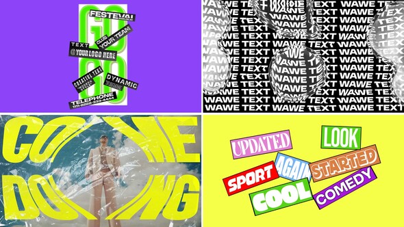 Photo of Colorful Kinetic Typography Pack MOGRT – Videohive 59695782