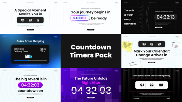Photo of Countdown Timer Pack MOGRT – Videohive 59564923