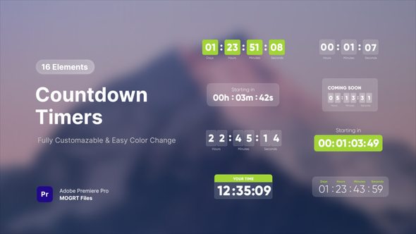 Photo of Countdown Timers | MOGRT – Videohive 59414971
