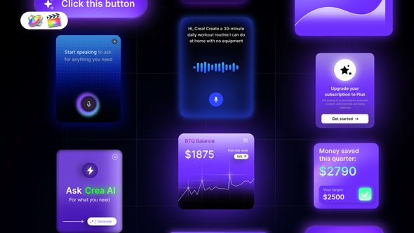 Photo of Crea – SaaS Widgets for FCPX – Videohive 59557771