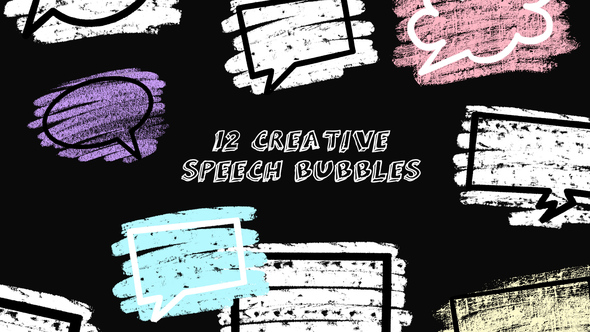Photo of Creative Speech Bubbles – Videohive 55200663