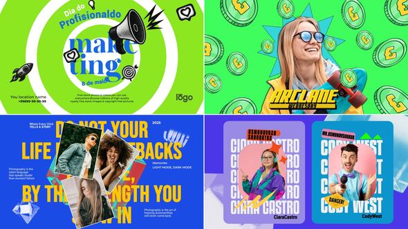 Photo of Creative Typography Intro & Photo Montage – Unique Titles & Slideshow Templates – Videohive 59903006
