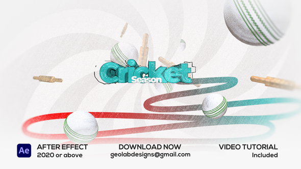 Photo of Cricket Season Title – Videohive 59529811
