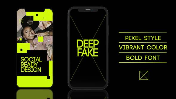 Photo of Deep Fake – Glitchy Pixel Trailer | After Effects Event & Social Media Opener – Videohive 59912865