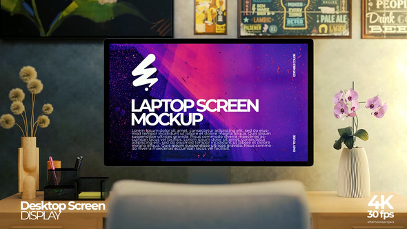 Photo of Desktop Screen Display – Videohive 59596593