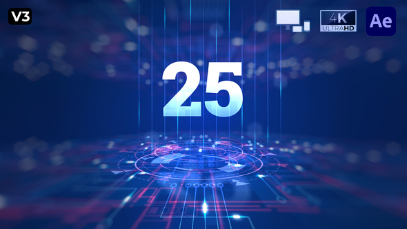Photo of Digital Countdown V3 – Videohive 59673176