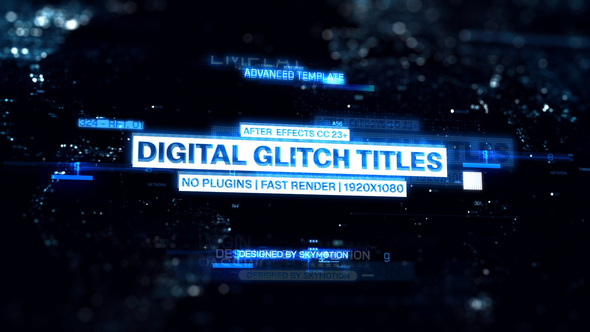 Photo of Digital Glitch Titles – Videohive 59957670