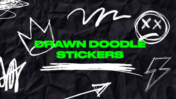 Photo of Drawn Doodle Stickers – Videohive 58860437