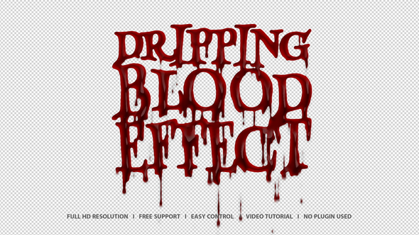 Photo of Halloween Dripping Blood Effect – Videohive 46138684