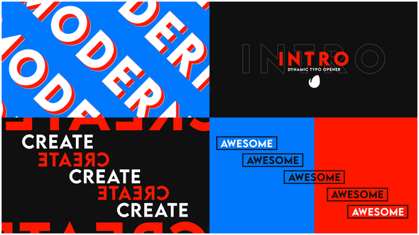 Photo of Dynamic Typo Opener – Bold Typography Promo – Videohive 59911727
