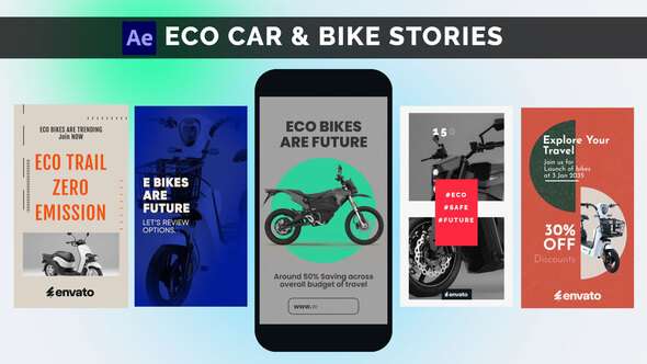 Photo of ECO Car and Bike Marketing Stories – Videohive 59734825