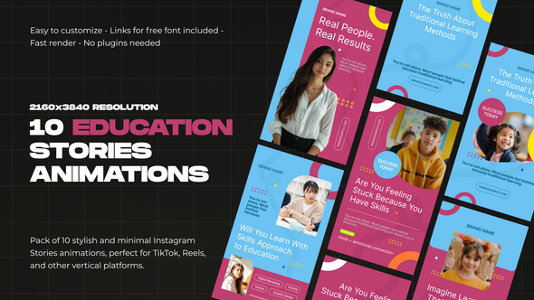Photo of Education Stories for Premiere Pro – Videohive 59533458