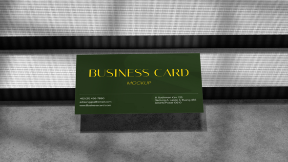 Photo of Elegant Business Card Mockup – Videohive 59609149