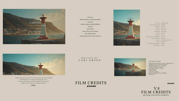 Photo of Film Credits V.8 – Videohive 59957413