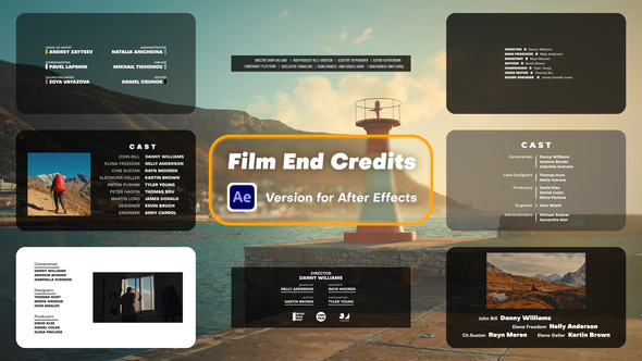 Photo of Film End Credits – Videohive 59717621