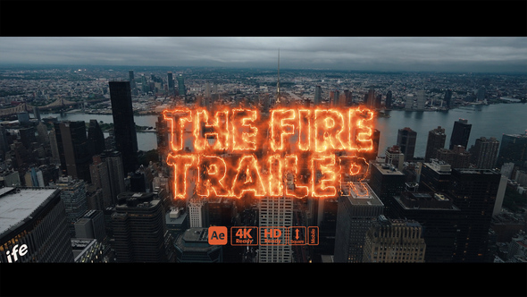Photo of Fire Trailer Titles – Videohive 59622088