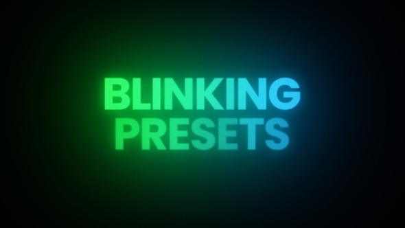 Photo of Blinking Presets – Videohive 58951851