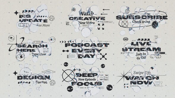 Photo of Glass Bubble Titles – Videohive 59622607