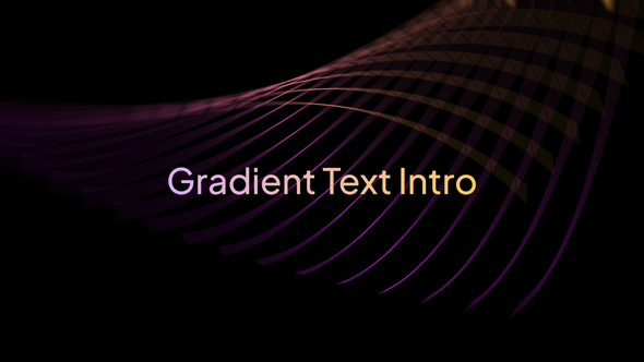 Photo of Gradient Text Intro – Videohive 59947189