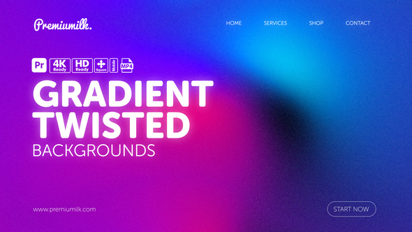 Photo of Gradient Twisted Backgrounds for Premiere Pro – Videohive 59718386