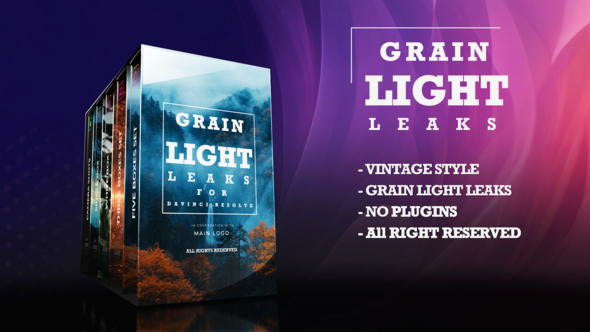 Photo of Grain Film & Light Leaks Transition And Video Effect For DaVinci Resolve – Videohive 59930985