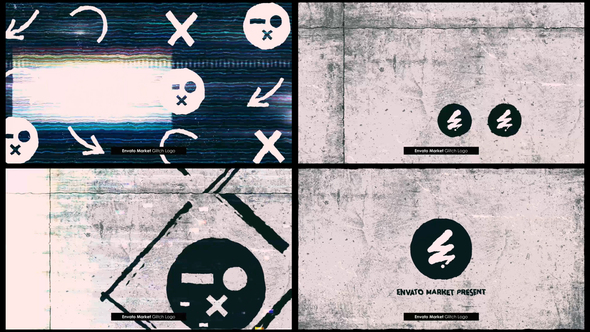 Photo of Grunge Glitch Logo Opener | Digital Intro – Videohive 59945804