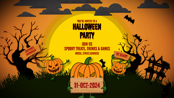 Photo of Halloween Invite – Videohive 54853638