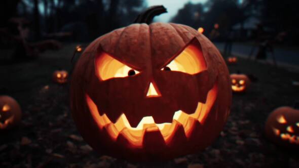 Photo of Haunted Pumpkin Explosion – Videohive 59964407