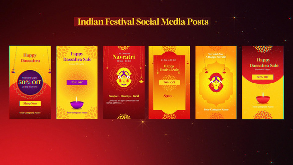 Photo of Indian Festival Social Media Posts – Videohive 59948109
