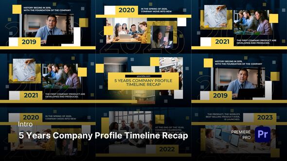 Photo of Intro – 5 Years Company Profile Timeline Recap Premiere Pro Templates – Videohive 59526637