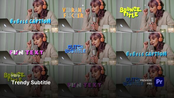 Photo of Intro – Trendy Subtitle Premiere Pro Templates – Videohive 59926624