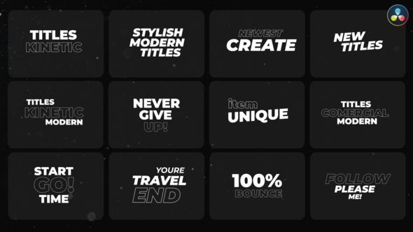 Photo of Kinetic TItles – Videohive 59653884